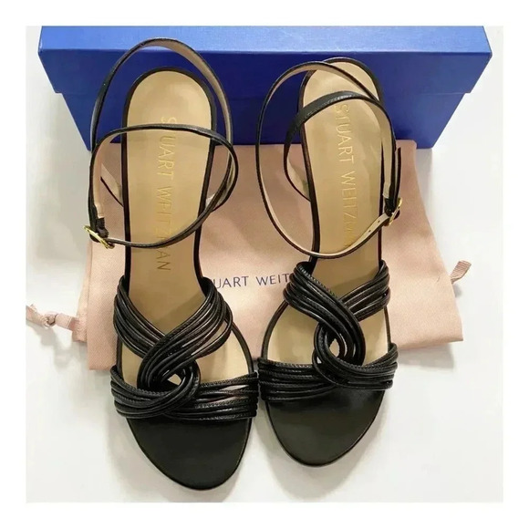 NIB Stuart Weitzman Twist Sleek 95 Sandals size 9.5 - Picture 4 of 12